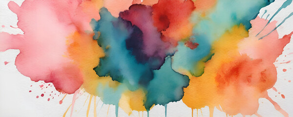 Canvas Print - abstract watercolor background