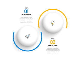 Poster - Timeline infographic design with options or steps. Infographics for business concept. Can be used for presentations workflow layout, banner, process, diagram, flow chart, info graph, annual report.