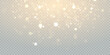 © Valeriia - Sparkling Christmas gold particles, glowing bokeh lights isolated on transparent background Adobe Illustrator Artwork