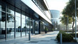 © elbanco - High-definition photo of a modern office building, sleek design, bright natural light, professional environment