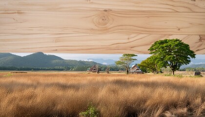 Wall Mural - real nature brown plywood texture seamless wall and old panel wood grain for background wooden pattern natural working resource design vintage light teak surface board at desk with decor