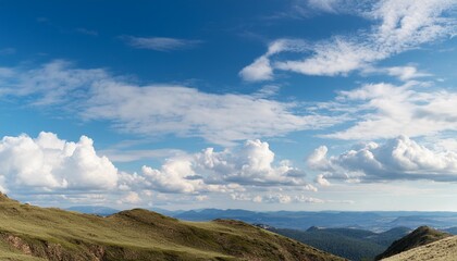 Canvas Print - light blue sky with light clouds