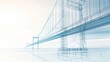 © JP STUDIO LAB - Hand-drawn blueprint of an innovative bridge