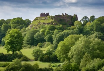 Wall Mural - A view of Beeston Castle in Cheshire in the UK