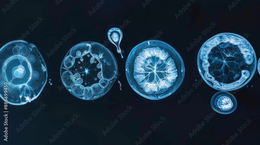 Time Lapse Sequence of Human Embryonic Development from Zygote to ...