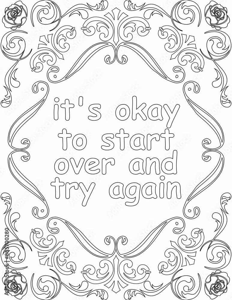 printable-floral-coloring-page-for-kids-and-adults-with-positive-words