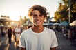 © NikoG - Portrait of a young male skater outside
