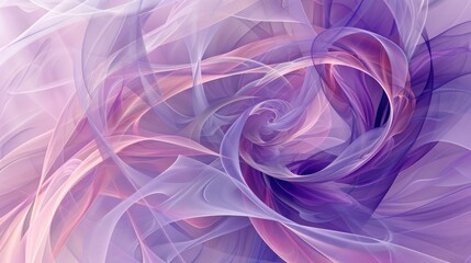 Wall Mural - an abstract design with intricate, flowing lines that create a sense of movement and harmony, in sof