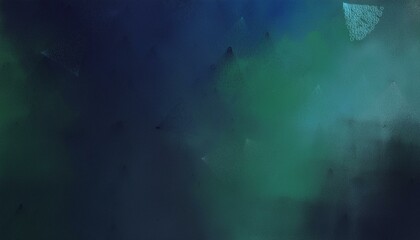 Wall Mural - very dark blue and very dark green colored vintage abstract painted background with space for text or image. can be used as header or banner