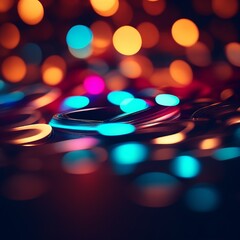 abstract background of lights