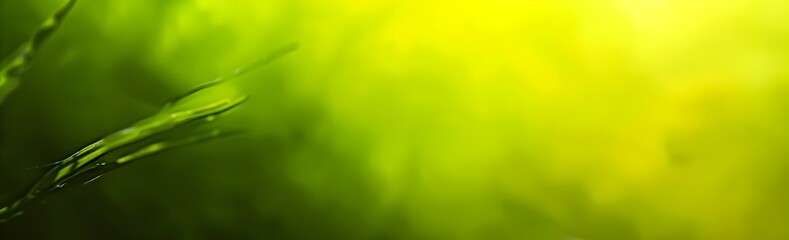 Poster - Abstract Green Gradient Background with Blurred Edges