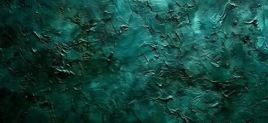 Sticker - Abstract Emerald Green Textured Background