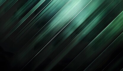 Wall Mural - Abstract Diagonal Lines Green Black Background