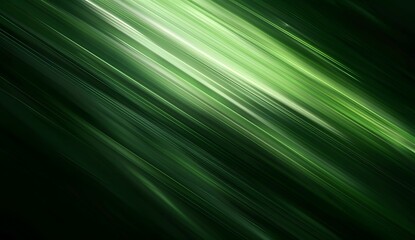 Poster - Abstract Green Blurred Background with Diagonal Lines