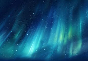 Canvas Print - Abstract Aurora Borealis Night Sky Background