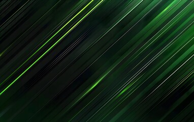 Poster - Abstract Green Lines Diagonal Background