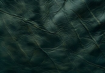 Poster - Dark Green Leather Texture Background