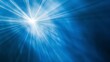 © QAISAR - Abstract blue rays of light shining