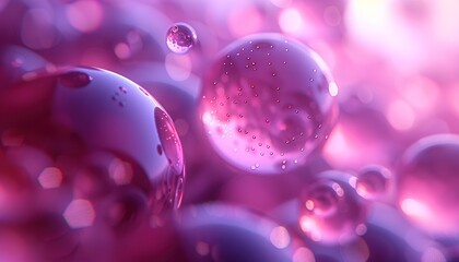 Wall Mural - background with bubbles