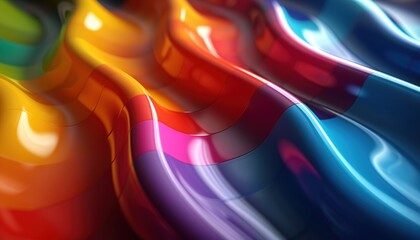 Poster - abstract colorful background