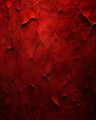 Sticker - Dark Fantasy Red Cracked Texture Background