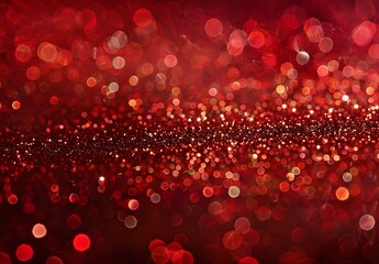 Wall Mural - Sparkling Red Glitter Background Texture