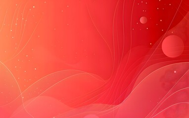 Wall Mural - abstract red gradient background with minimalist lines