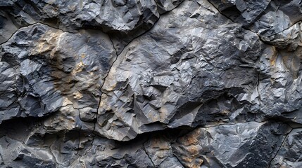 Wall Mural - Stone texture abstract background. Detail of natural material gray granite old rock wall surface with grunge nature rough pattern. 