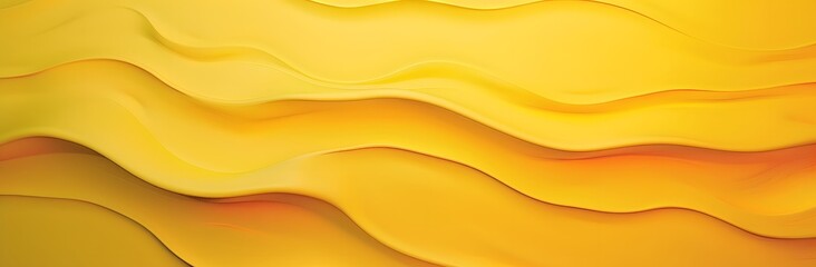 Poster - Abstract Yellow Gradient Wavy Background