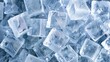 © Smart AI - ice background featuring a mesmerizing pattern of frosty textures