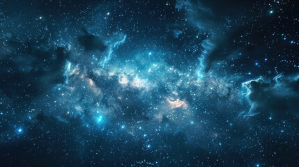 Wall Mural - starry night sky