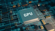 © AddMeshCube - GPU computing chip of graphics card. 3d rendering