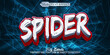 © Anka Design - Cartoon Shiny Spider Vector Editable Text Effect Template