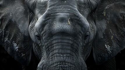 Wall Mural - Elephant in the wild