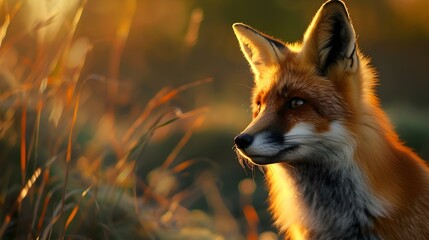 Poster - Portrait of a Red Fox