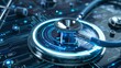 © wanna - Stethoscope and medical technology concept with digital background