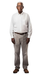 Poster - PNG Standing adult white white background.