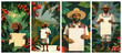 © Marcela Ruty Romero - A coffee farmer, social media story background, used for Hispanic Heritage Month advertising.