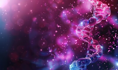 Wall Mural - Science DNA and Medical and Technology Background