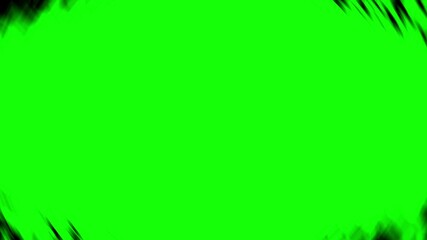 Wall Mural - abstract green animation transition with a widening central circle