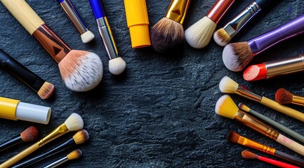 Sticker - make up brushes