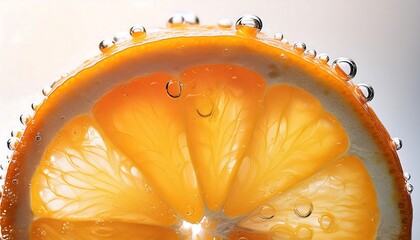 Wall Mural - Orange juice with orange splash and fresh fruits on white background