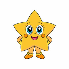 Wall Mural - Charming Cute Star Vector Design for Your Projects