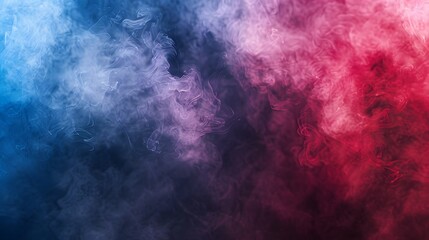 Sticker - Abstract Red Blue Smoke Texture Background