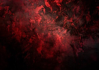 Sticker - Dark Red Grunge Texture Background - Creepy