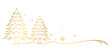 © Haysahara - christmas tree with snowflake line art style. element vector eps 10