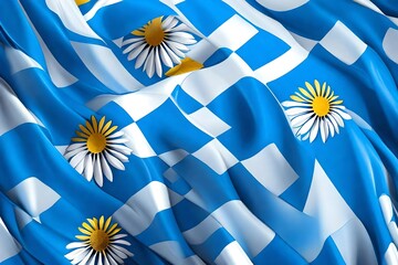 Wall Mural - Bavaria Flag backgroung