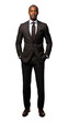 © Rawpixel.com - PNG Standing tuxedo adult black transparent background