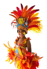 PNG Latina Caribbean girl recreation carnival dancing.