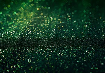 Poster - Sparkling Green Glitter Background Texture